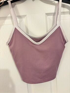 Gilly Hicks Mauve Camisole with White Trim